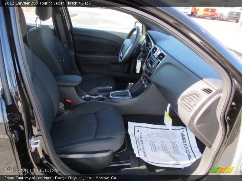 Black / Black 2012 Chrysler 200 Touring Sedan