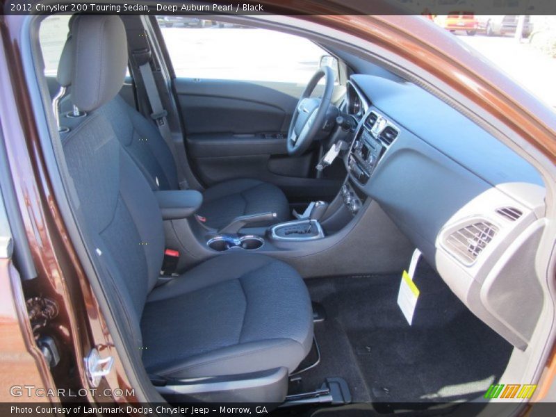 Deep Auburn Pearl / Black 2012 Chrysler 200 Touring Sedan