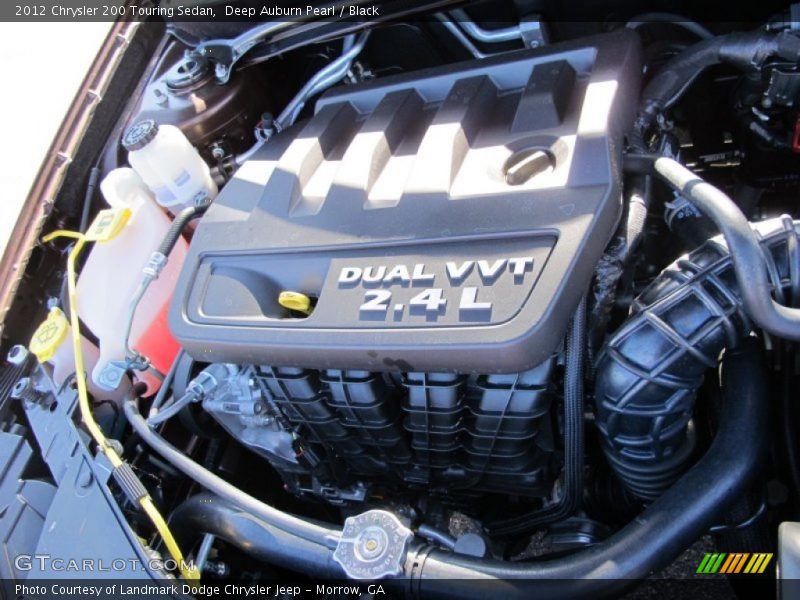 Deep Auburn Pearl / Black 2012 Chrysler 200 Touring Sedan