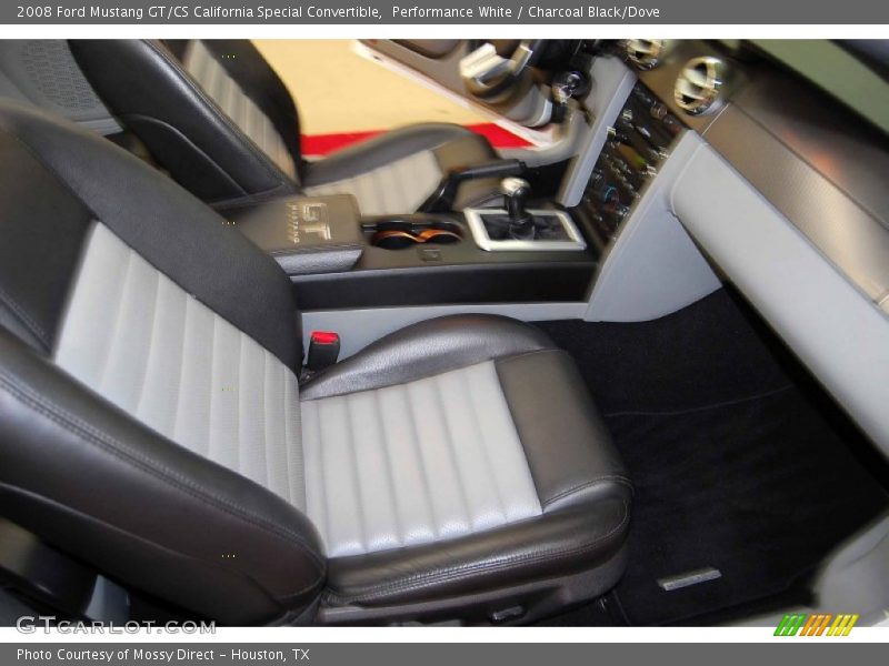 Performance White / Charcoal Black/Dove 2008 Ford Mustang GT/CS California Special Convertible