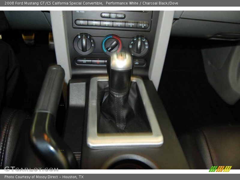 Performance White / Charcoal Black/Dove 2008 Ford Mustang GT/CS California Special Convertible