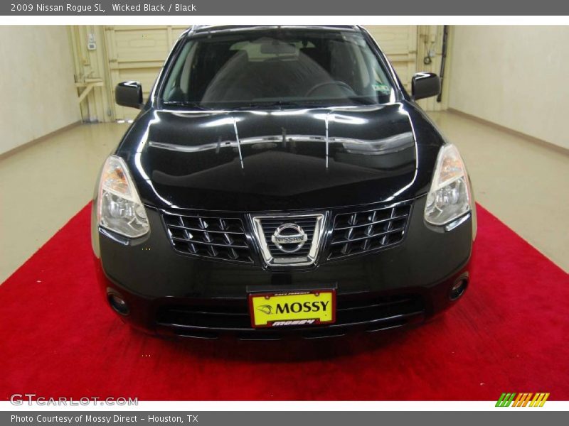 Wicked Black / Black 2009 Nissan Rogue SL