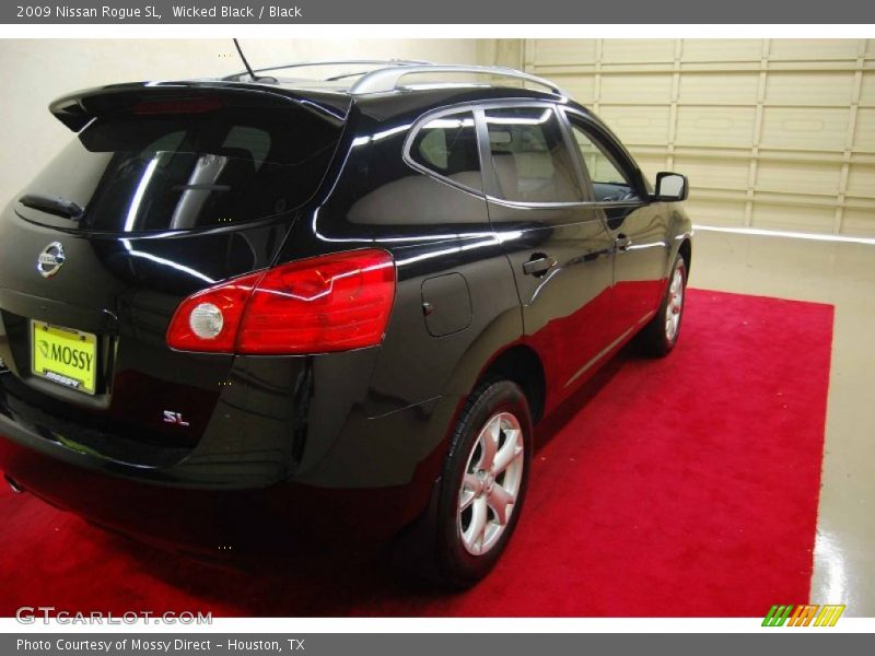 Wicked Black / Black 2009 Nissan Rogue SL