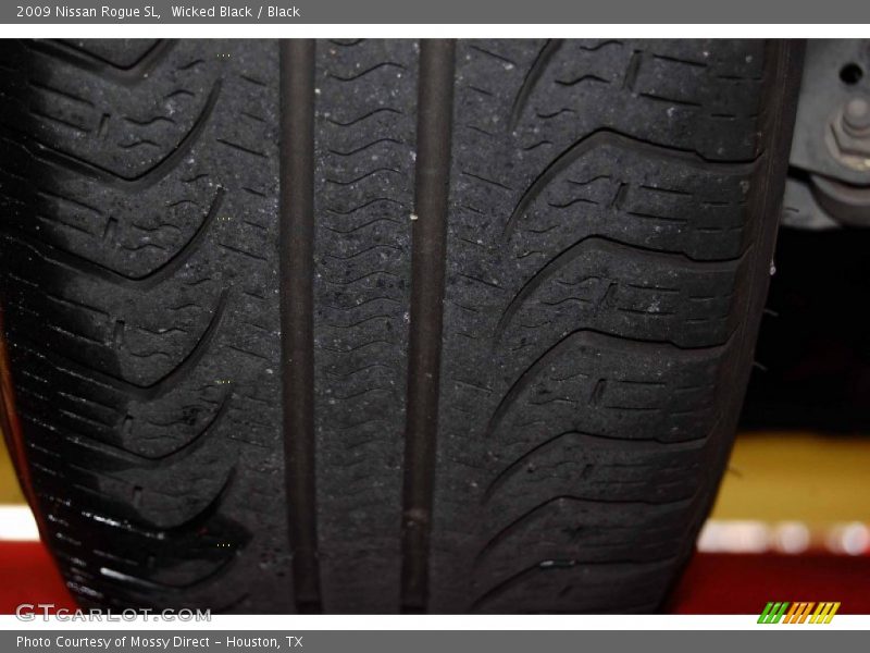 Wicked Black / Black 2009 Nissan Rogue SL