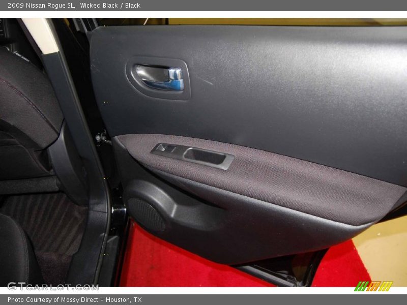 Wicked Black / Black 2009 Nissan Rogue SL