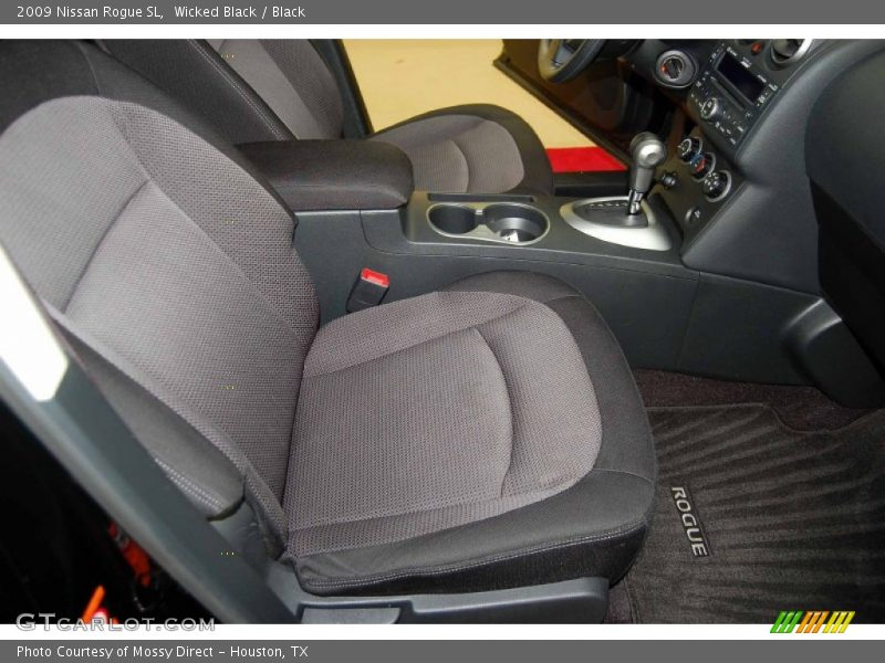 Wicked Black / Black 2009 Nissan Rogue SL