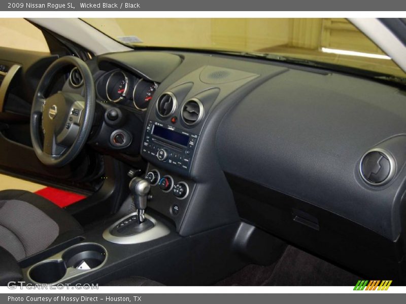 Wicked Black / Black 2009 Nissan Rogue SL