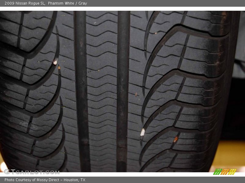 Phantom White / Gray 2009 Nissan Rogue SL