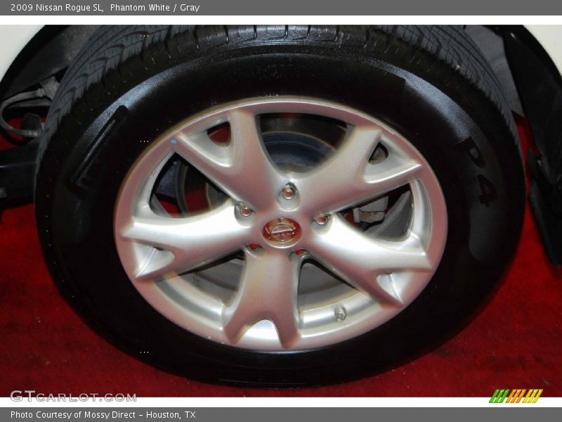 Phantom White / Gray 2009 Nissan Rogue SL