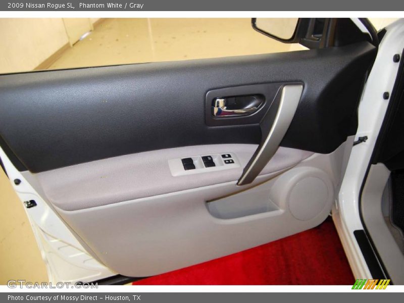 Phantom White / Gray 2009 Nissan Rogue SL