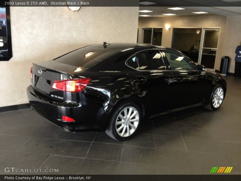 Obsidian Black / Black 2009 Lexus IS 250 AWD