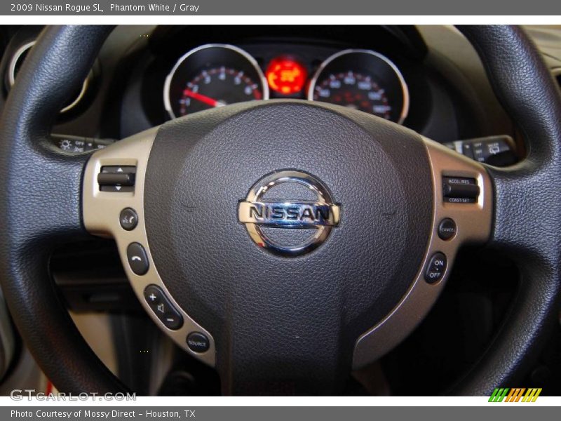 Phantom White / Gray 2009 Nissan Rogue SL