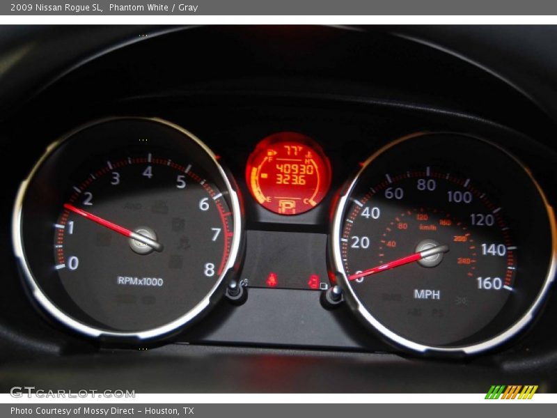 Phantom White / Gray 2009 Nissan Rogue SL