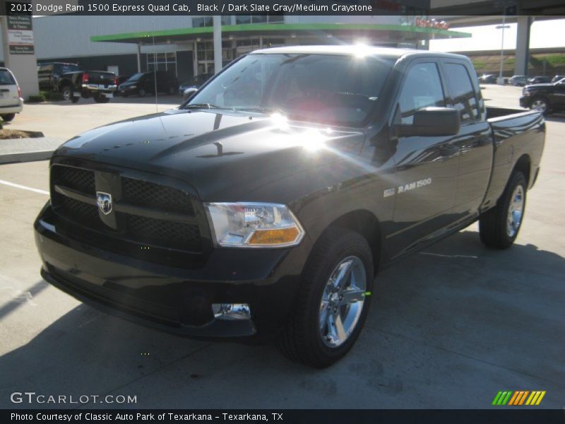 Black / Dark Slate Gray/Medium Graystone 2012 Dodge Ram 1500 Express Quad Cab