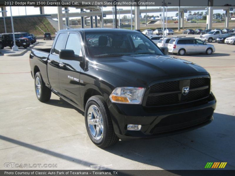 Black / Dark Slate Gray/Medium Graystone 2012 Dodge Ram 1500 Express Quad Cab