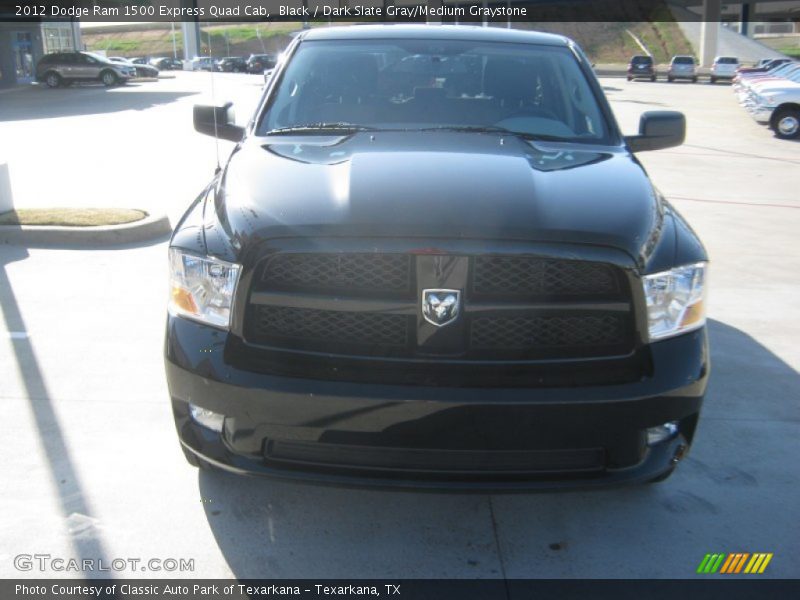 Black / Dark Slate Gray/Medium Graystone 2012 Dodge Ram 1500 Express Quad Cab
