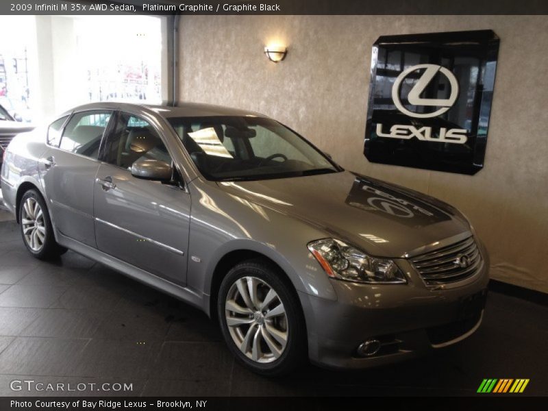 Platinum Graphite / Graphite Black 2009 Infiniti M 35x AWD Sedan