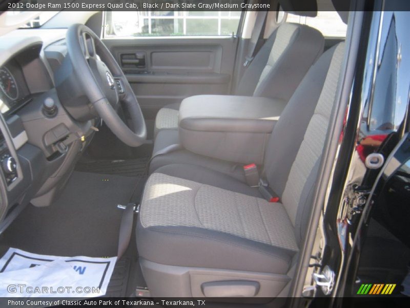 Black / Dark Slate Gray/Medium Graystone 2012 Dodge Ram 1500 Express Quad Cab