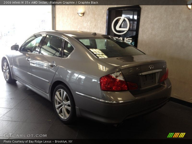 Platinum Graphite / Graphite Black 2009 Infiniti M 35x AWD Sedan