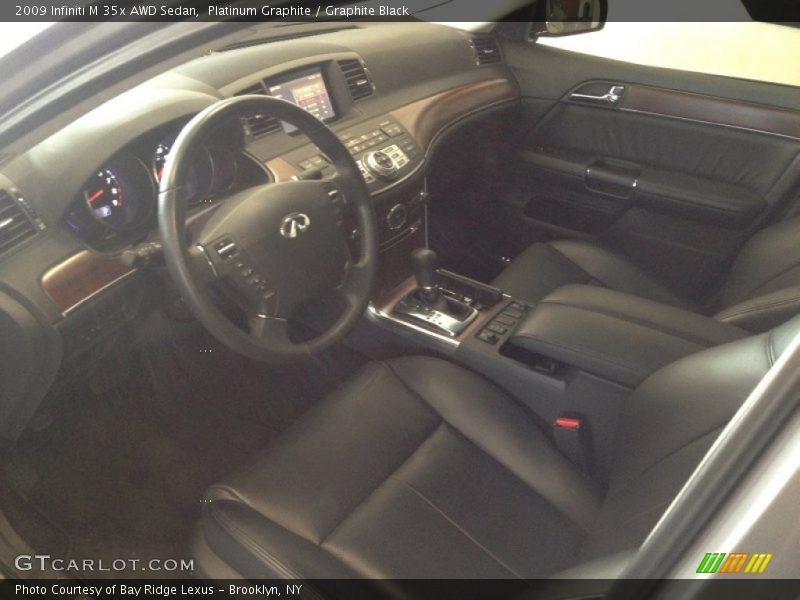 Platinum Graphite / Graphite Black 2009 Infiniti M 35x AWD Sedan