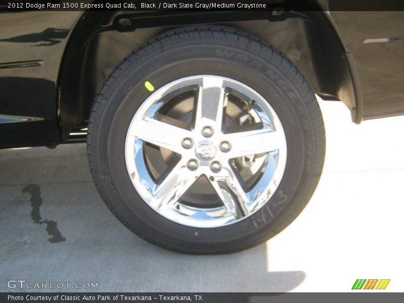 Black / Dark Slate Gray/Medium Graystone 2012 Dodge Ram 1500 Express Quad Cab