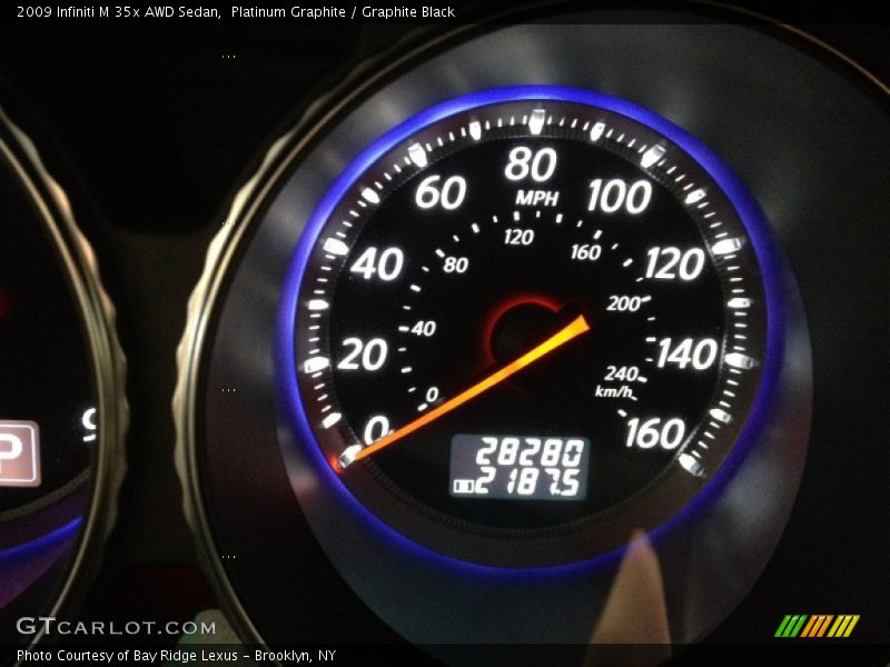 Platinum Graphite / Graphite Black 2009 Infiniti M 35x AWD Sedan