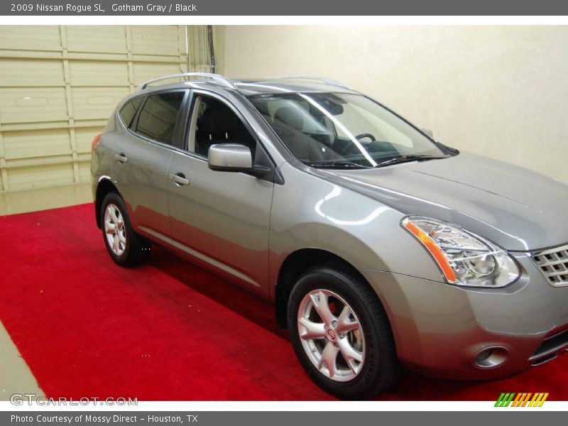Gotham Gray / Black 2009 Nissan Rogue SL