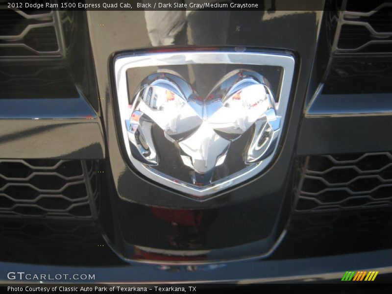 Black / Dark Slate Gray/Medium Graystone 2012 Dodge Ram 1500 Express Quad Cab