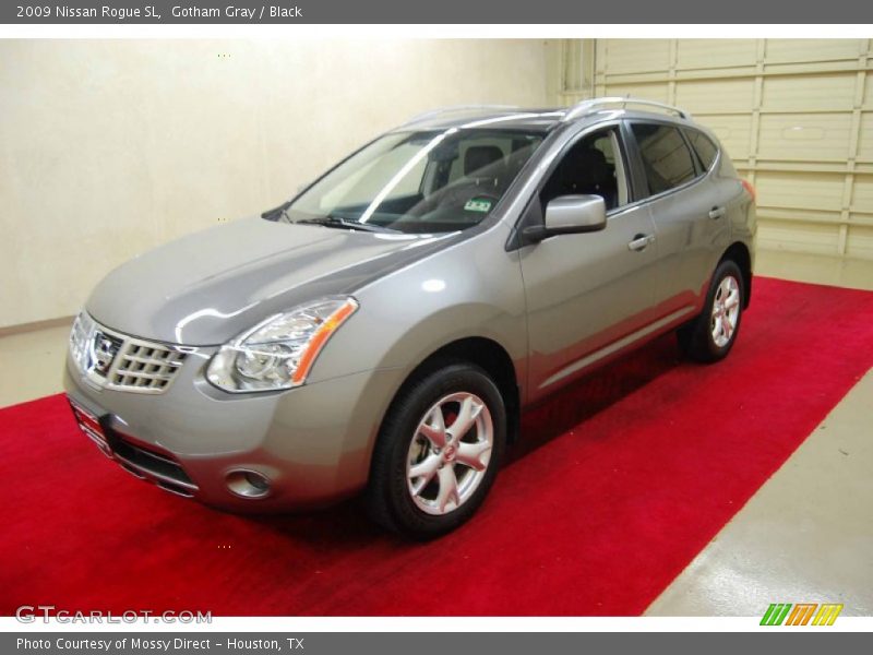 Gotham Gray / Black 2009 Nissan Rogue SL