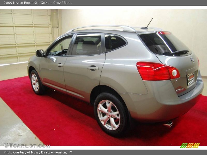 Gotham Gray / Black 2009 Nissan Rogue SL