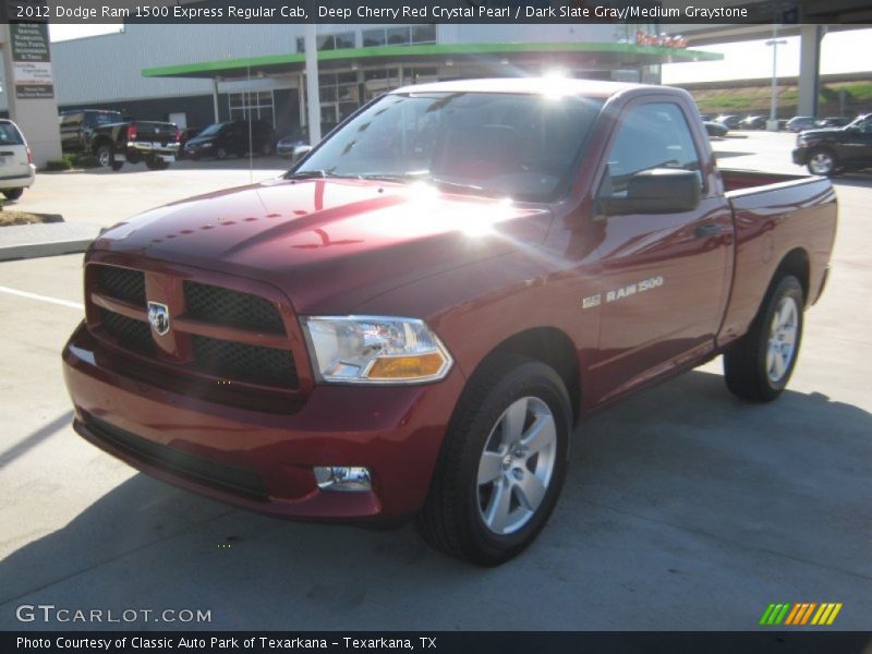 Deep Cherry Red Crystal Pearl / Dark Slate Gray/Medium Graystone 2012 Dodge Ram 1500 Express Regular Cab