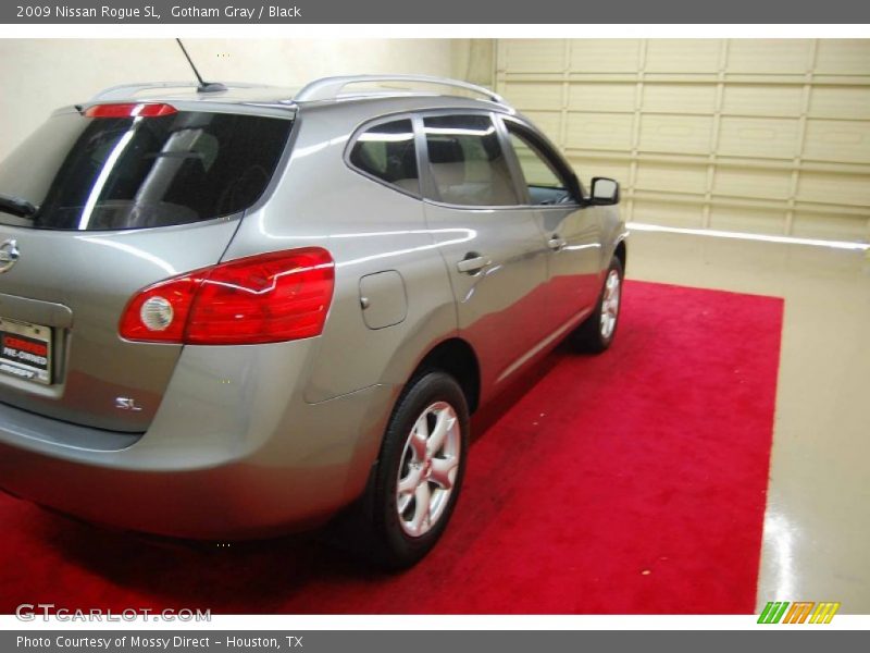 Gotham Gray / Black 2009 Nissan Rogue SL