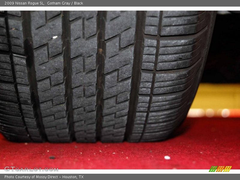 Gotham Gray / Black 2009 Nissan Rogue SL