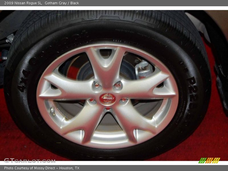 Gotham Gray / Black 2009 Nissan Rogue SL