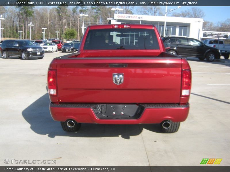 Deep Cherry Red Crystal Pearl / Dark Slate Gray/Medium Graystone 2012 Dodge Ram 1500 Express Regular Cab