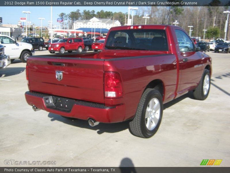Deep Cherry Red Crystal Pearl / Dark Slate Gray/Medium Graystone 2012 Dodge Ram 1500 Express Regular Cab