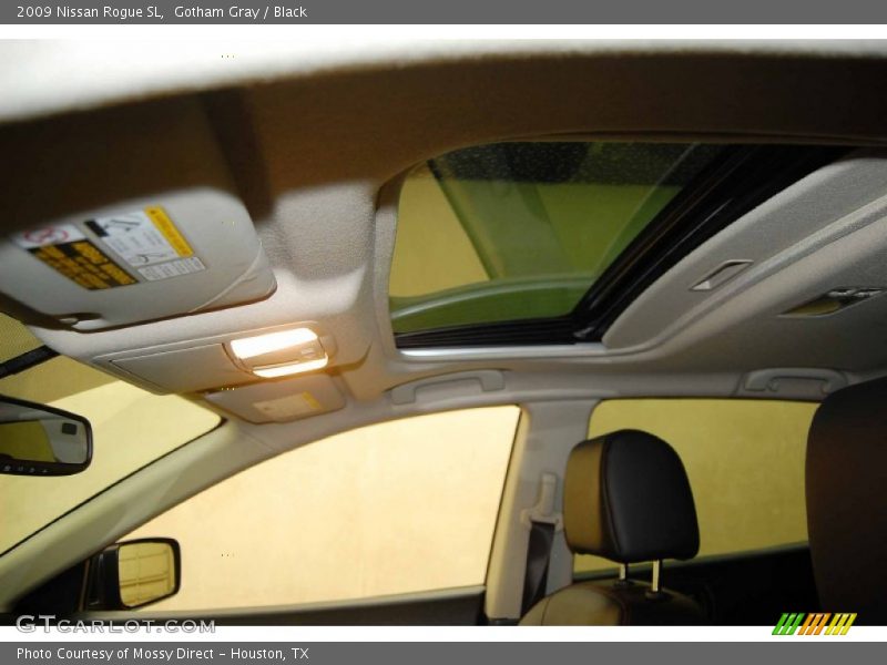 Gotham Gray / Black 2009 Nissan Rogue SL