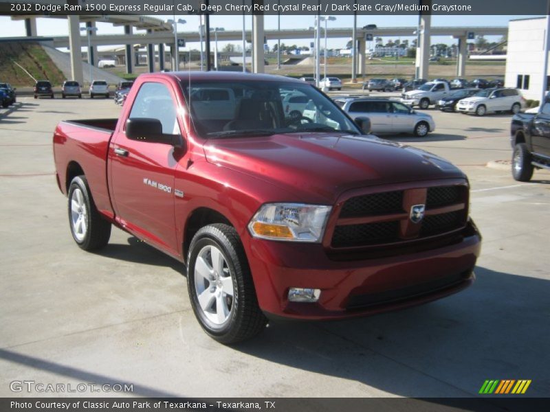 Deep Cherry Red Crystal Pearl / Dark Slate Gray/Medium Graystone 2012 Dodge Ram 1500 Express Regular Cab