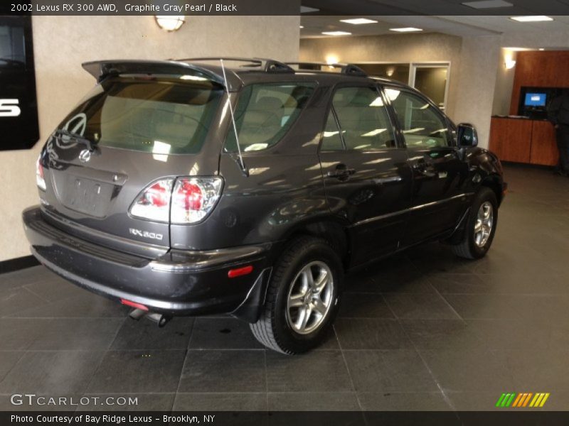 Graphite Gray Pearl / Black 2002 Lexus RX 300 AWD