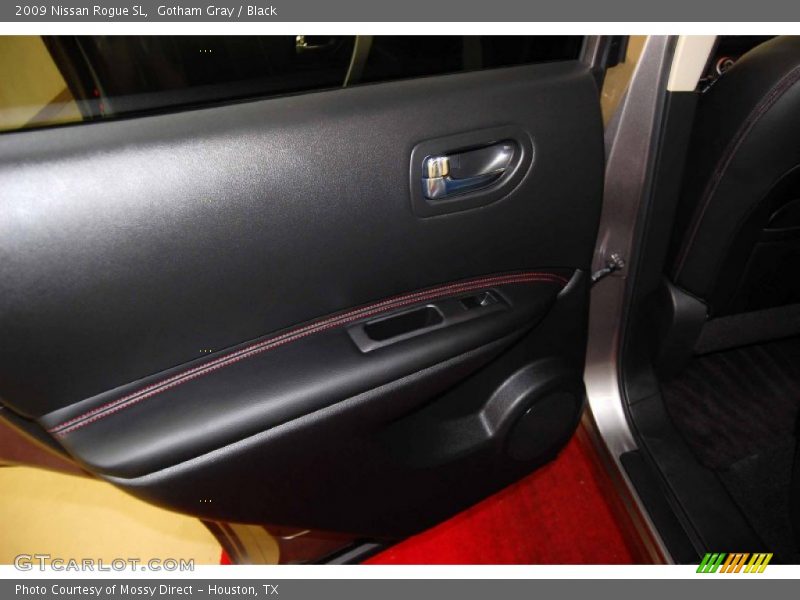 Gotham Gray / Black 2009 Nissan Rogue SL