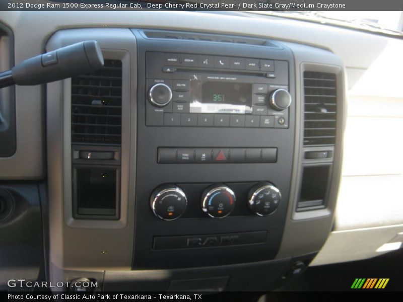 Deep Cherry Red Crystal Pearl / Dark Slate Gray/Medium Graystone 2012 Dodge Ram 1500 Express Regular Cab