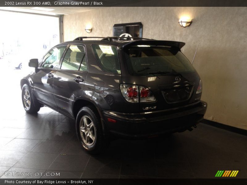 Graphite Gray Pearl / Black 2002 Lexus RX 300 AWD