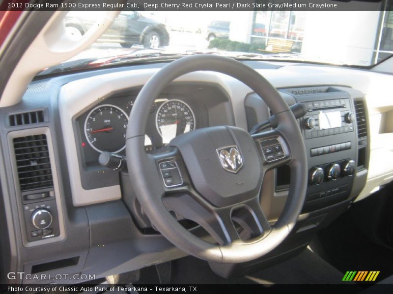 Deep Cherry Red Crystal Pearl / Dark Slate Gray/Medium Graystone 2012 Dodge Ram 1500 Express Regular Cab