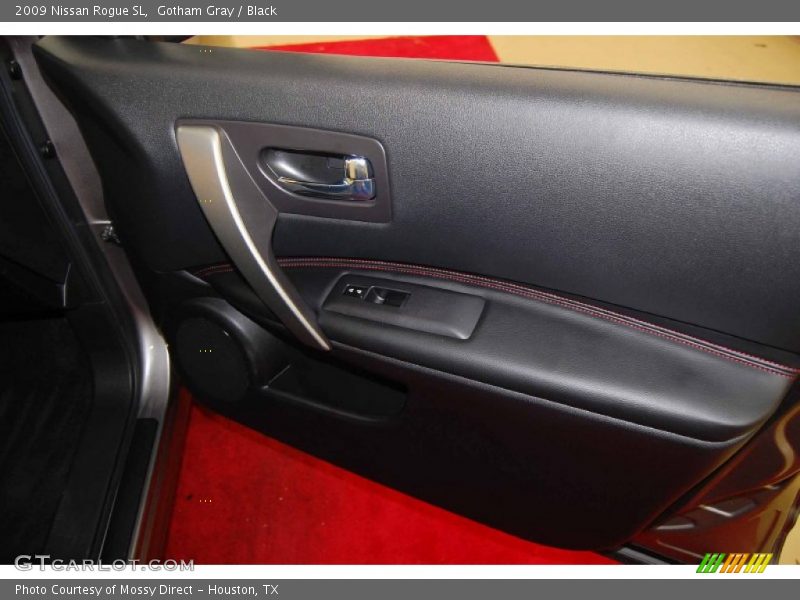 Gotham Gray / Black 2009 Nissan Rogue SL