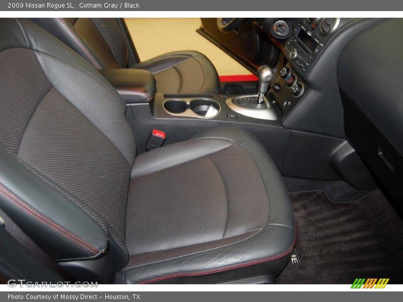 Gotham Gray / Black 2009 Nissan Rogue SL