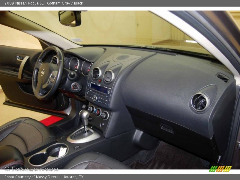 Gotham Gray / Black 2009 Nissan Rogue SL