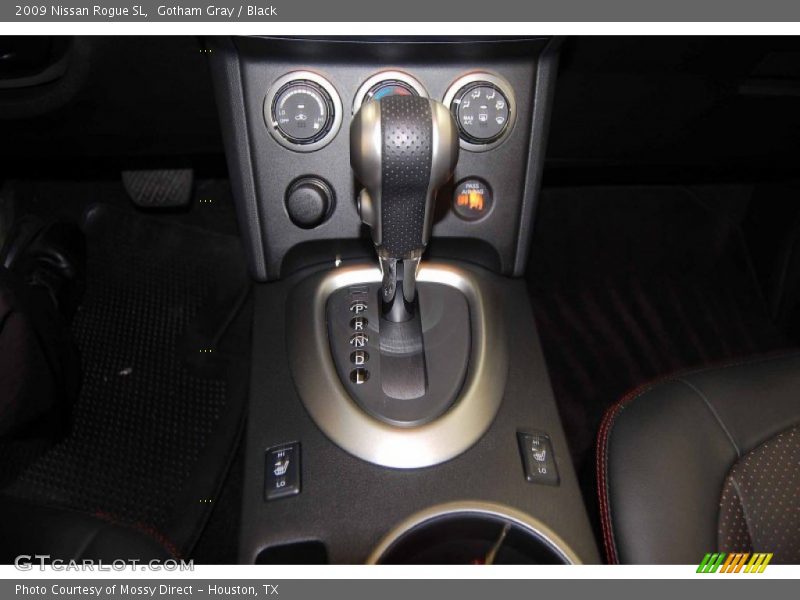 Gotham Gray / Black 2009 Nissan Rogue SL