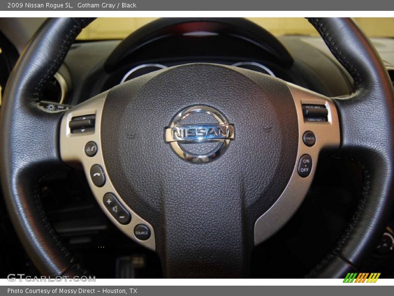 Gotham Gray / Black 2009 Nissan Rogue SL