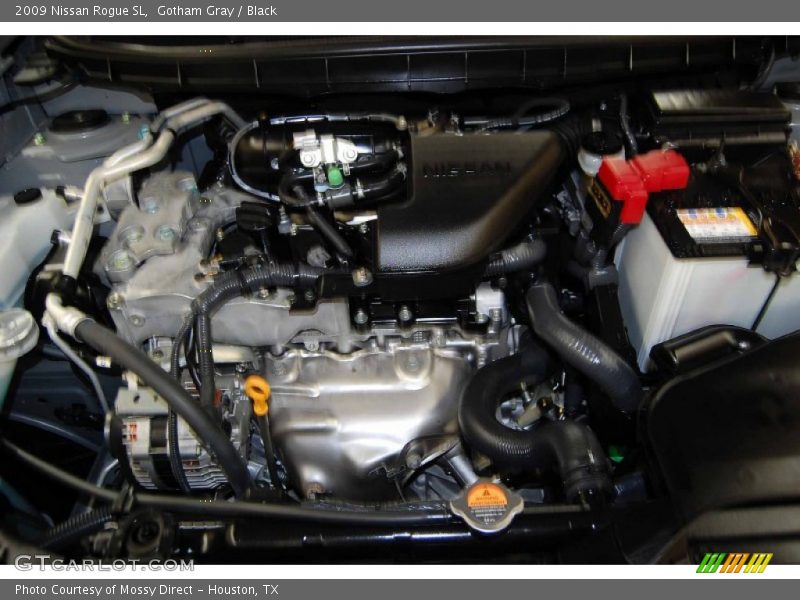 Gotham Gray / Black 2009 Nissan Rogue SL