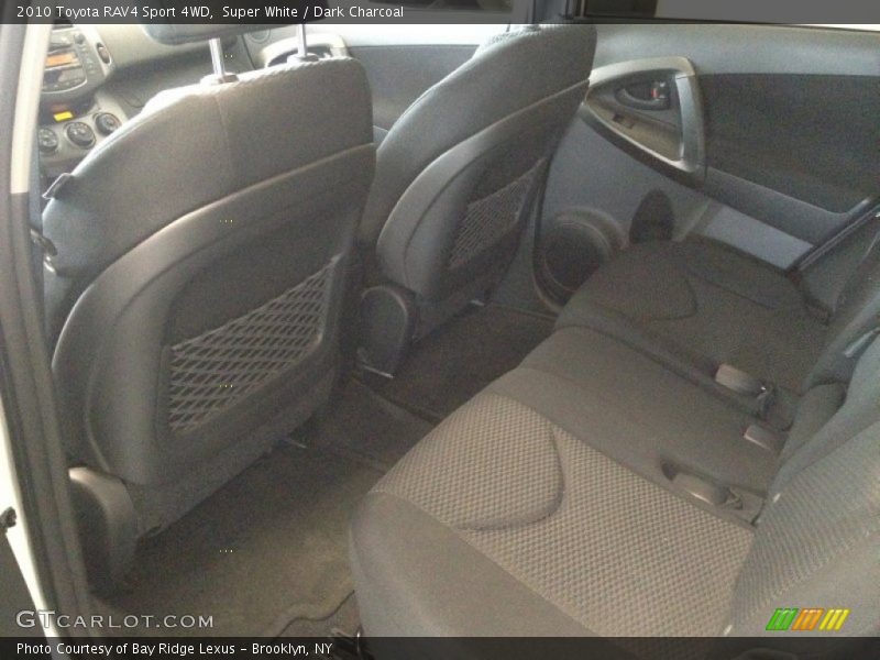 Super White / Dark Charcoal 2010 Toyota RAV4 Sport 4WD